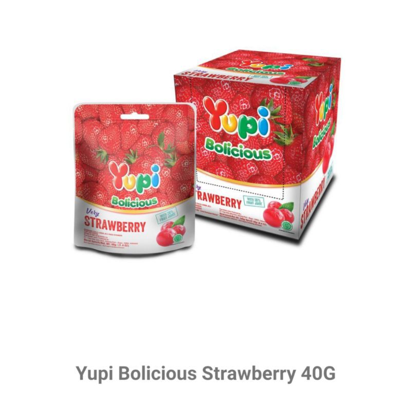 

Yupi Bolicious Strawberry 40gr