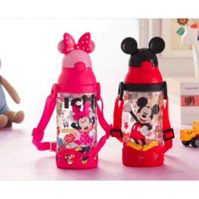 Original Disney Mickey Minnie Straw sedotan Bottle BPA FREE- 4262/4265