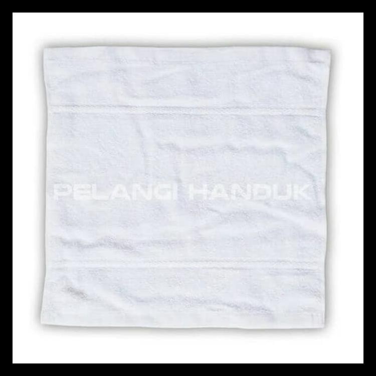 Handuk Sapu Tangan Mutia - Handuk Putih - Handuk Muka - Souvenir