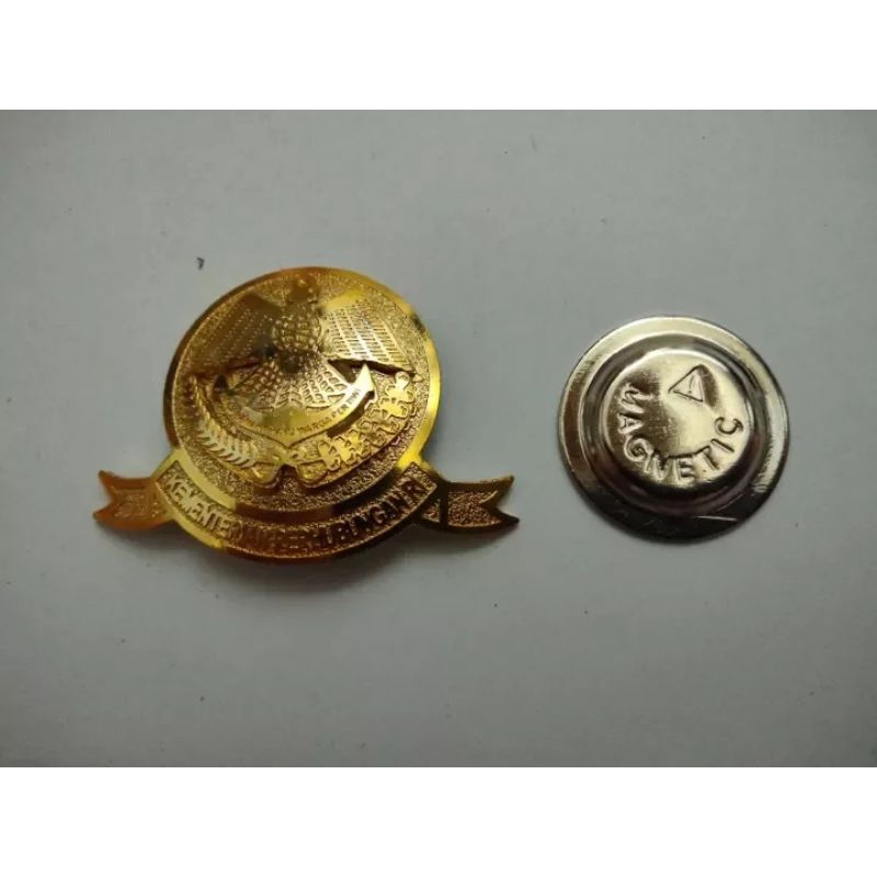 pin kementrian perhubungan - pin dishub - pin dishub magnet
