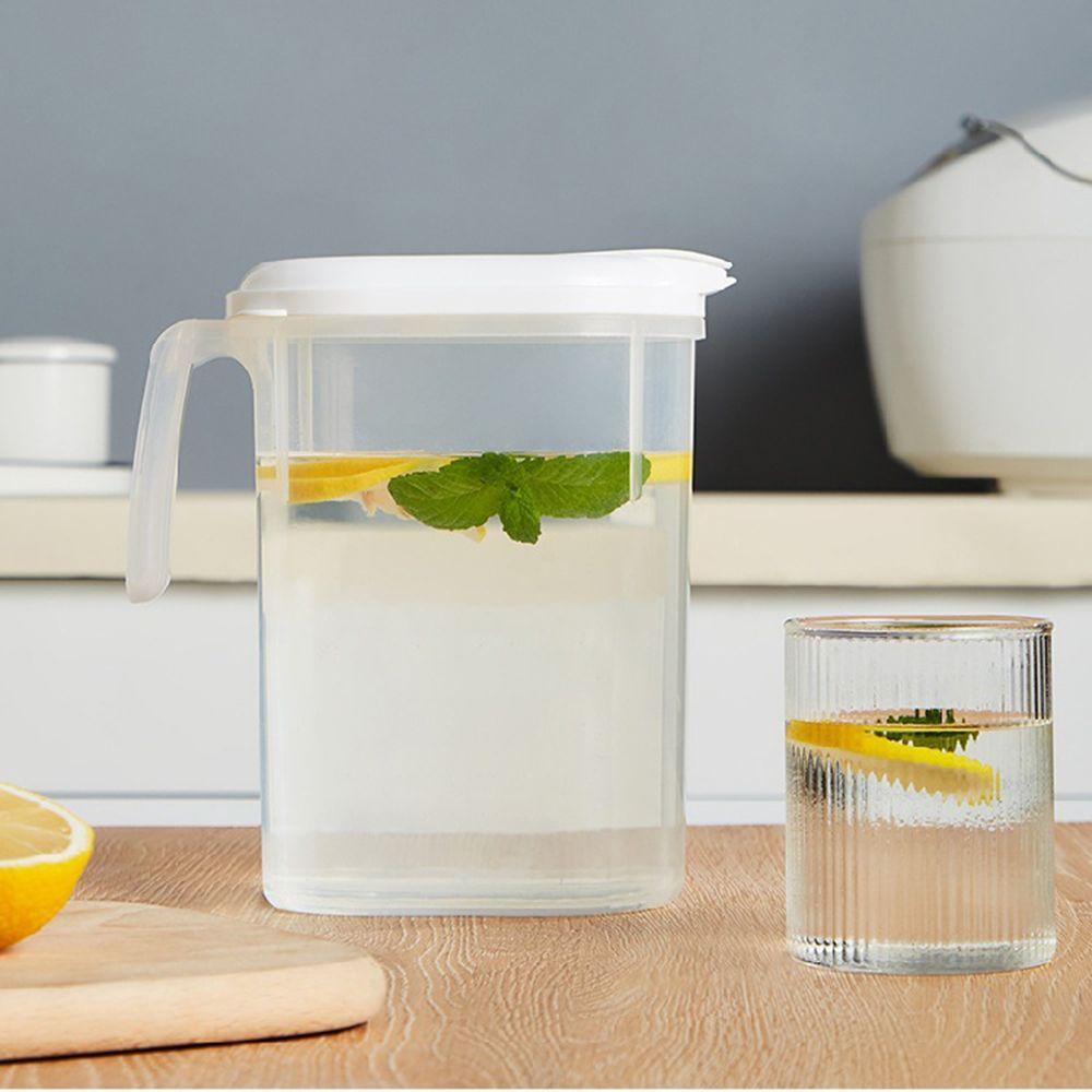 Solighter Cold Kettle Household Juice Zapper White Drinkware Pot Kapasitas Besar Plastik Juice Jug