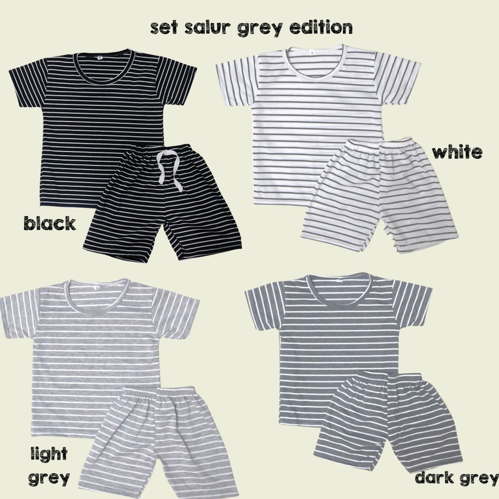 BabynKids - Setelan Anak Laki Laki / Setelan Anak Unisex / Setelan  Anak motif Salur / Setelan Anak Perempuan / Setelan Anak Balita