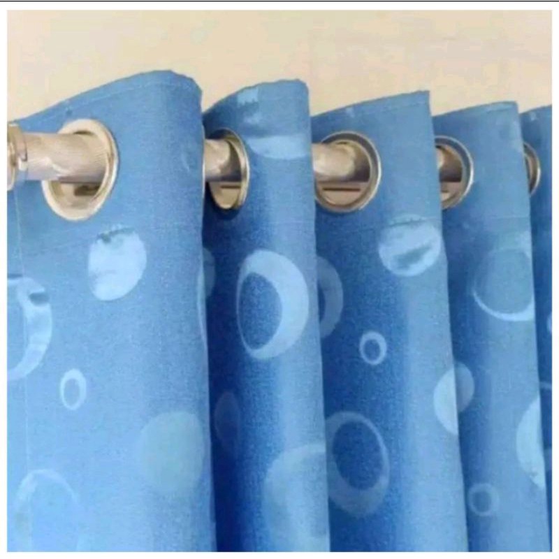 Gorden Motif polkadot minimalis Gorden lokal murah Gorden jendela Panjang 2 Meter Gorden jendela pen