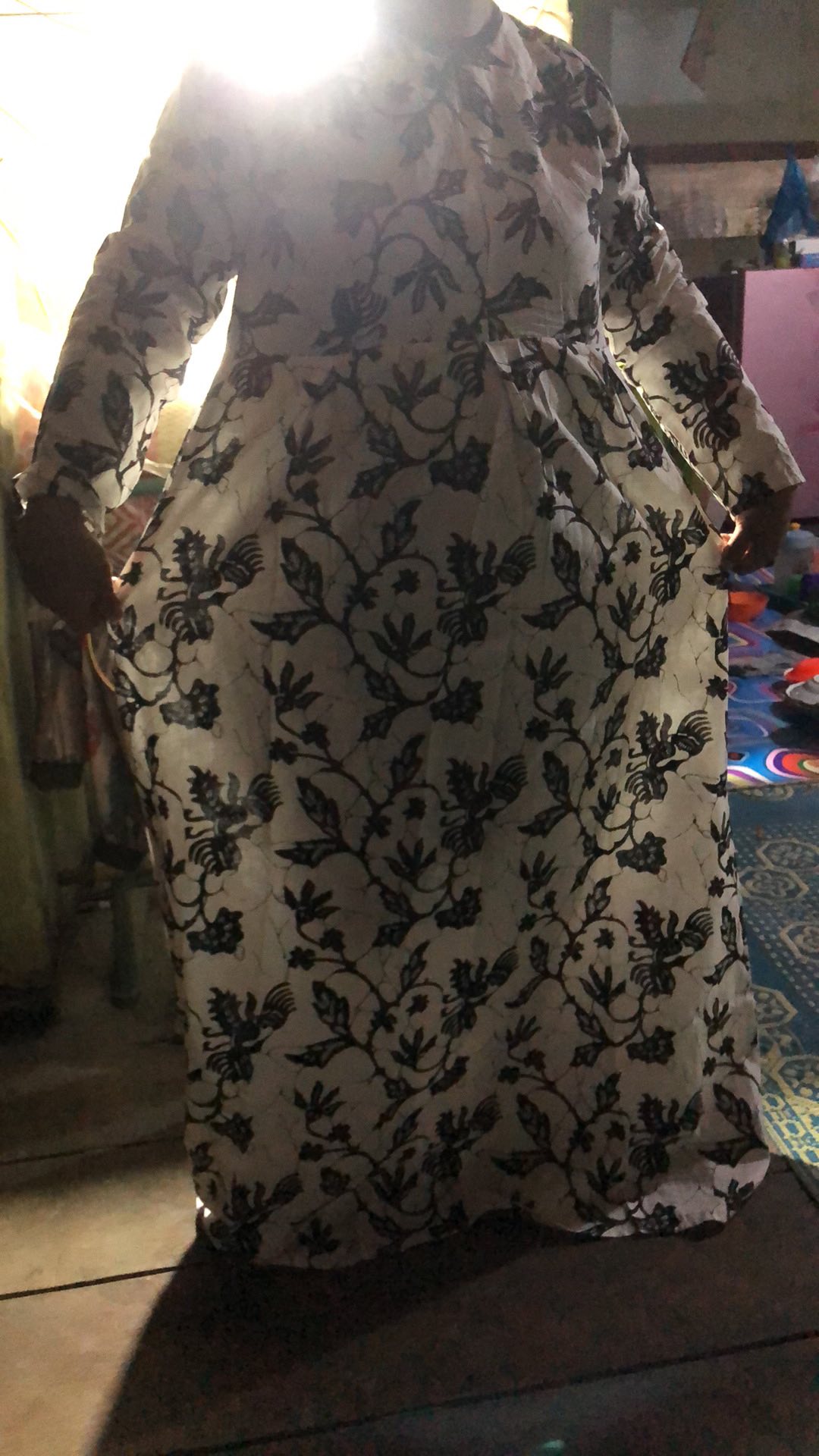 Gamis Batik Sriwedari Maxi Bumil / Busui Katun Halus Allsize & Jumbo