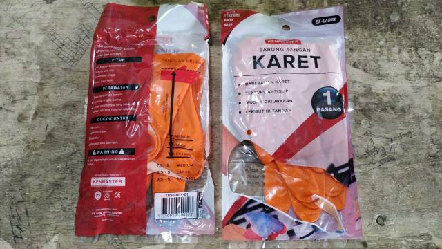 Sarung Tangan Karet orange / Sarung tangan cuci piring kerja tebal/Gloves