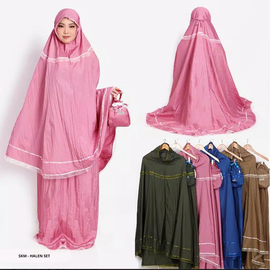 Loufie Collection - Mukena Parasut Dewasa Tebal - Mukenah Parasit Travelling
