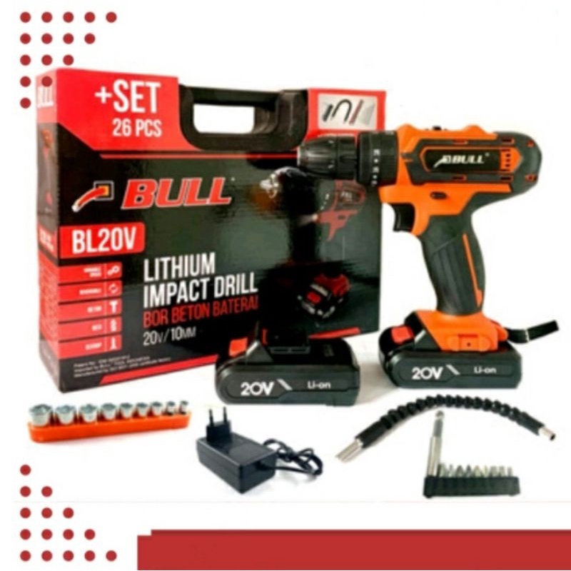 bor cas impact drill BULL 20v
