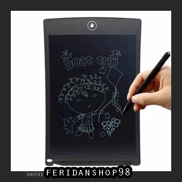 

FS233 PAPAN TULIS & TEMPEL LCD CREATIVE TABLET ATK WRITING PAPAN TULIS HAPUS TOMBOL 8.5" BY FERIDANS