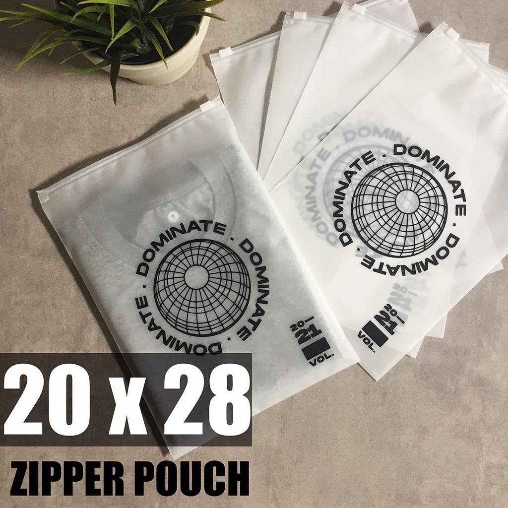 

ZIPPER POUCH CUSTOM SABLON 20x28cm