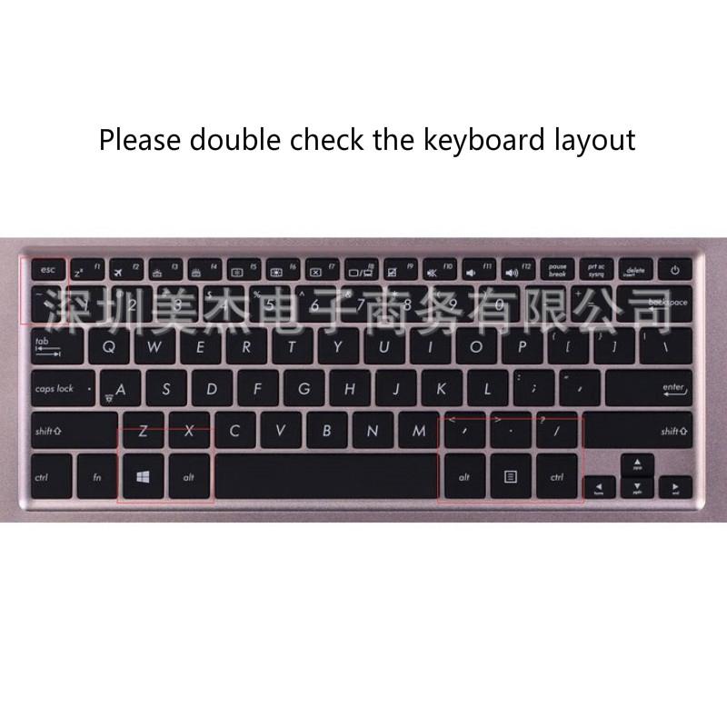 Casing Silikon Pelindung Keyboard Untuk Asus Zenbook U4100Uq/Ux/Rx410/Uqk A8250 14 Inch