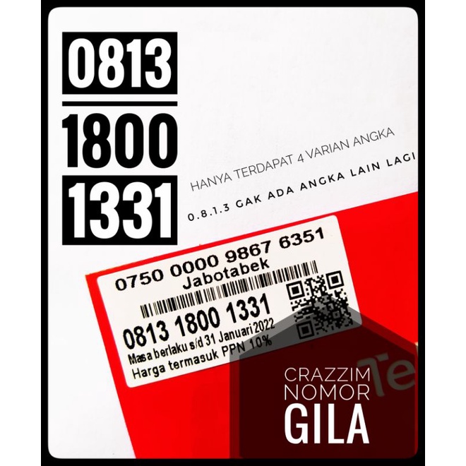 Nomor Cantik Telkomsel Simpati 0813. No Cantik Super 4 varian angka. Kartu Perdana Cantik
