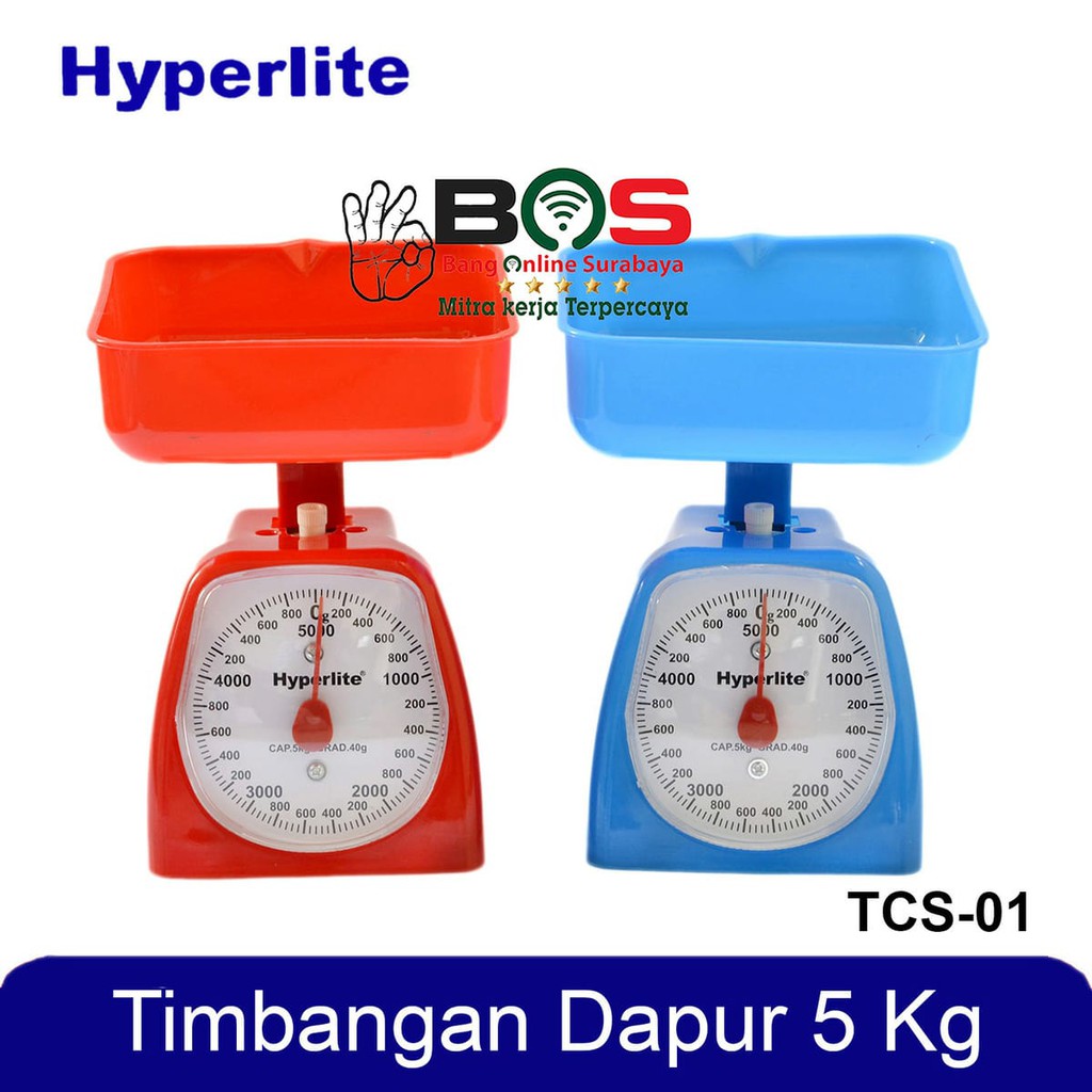 Timbangan Kue Dapur Kitchen Scale Analog Manual 5 KG Hyperlite TSC 01