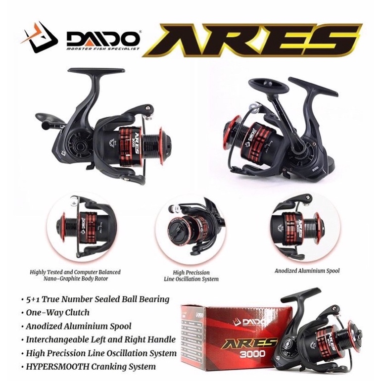 Reel | Spinning DAIDO ARES SPIN 1000 | 5+1BB