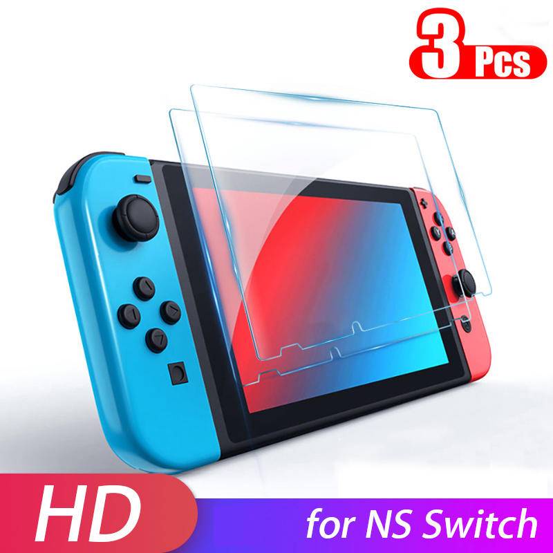 3pcs Pelindung Layar Tempered Glass Oled Untuk Nintendo Switch Lite