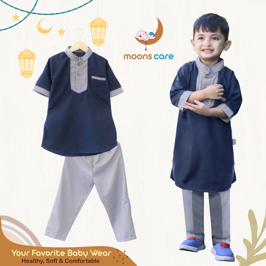 SETELAN BAJU KOKO ANAK LAKI MUSLIM TURKI USIA 1-10 TAHUN GAMIS ANAK COWOK Koko Turki baju koko anak