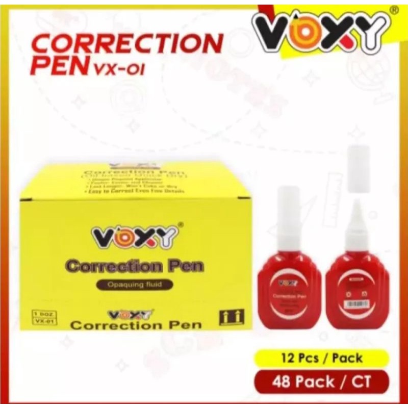 

tip x voxy isi 12 pcs correction pen vx -01