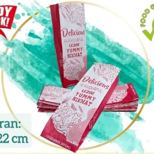 Bungkus Kebab ekonomis merah/Hijau 50 pcs- Kantong Kebab-Kemasan Kebab 50 lembar