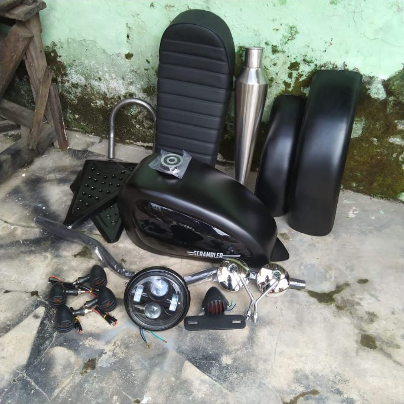 Paket japstyle scrambler pnp Tiger bison gl Scorpio cb