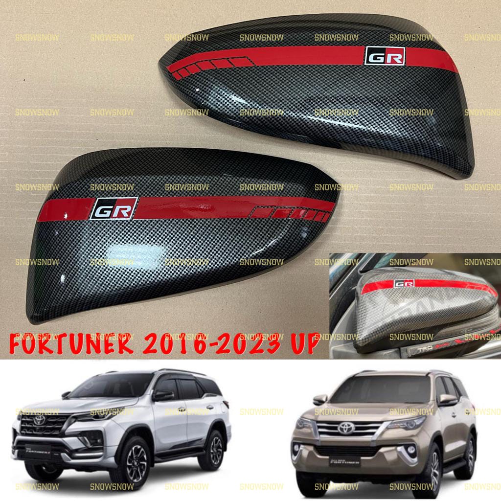 Spion Cover All New Fortuner 2016 2021 2022 2023 GR SPORT Carbon List Merah