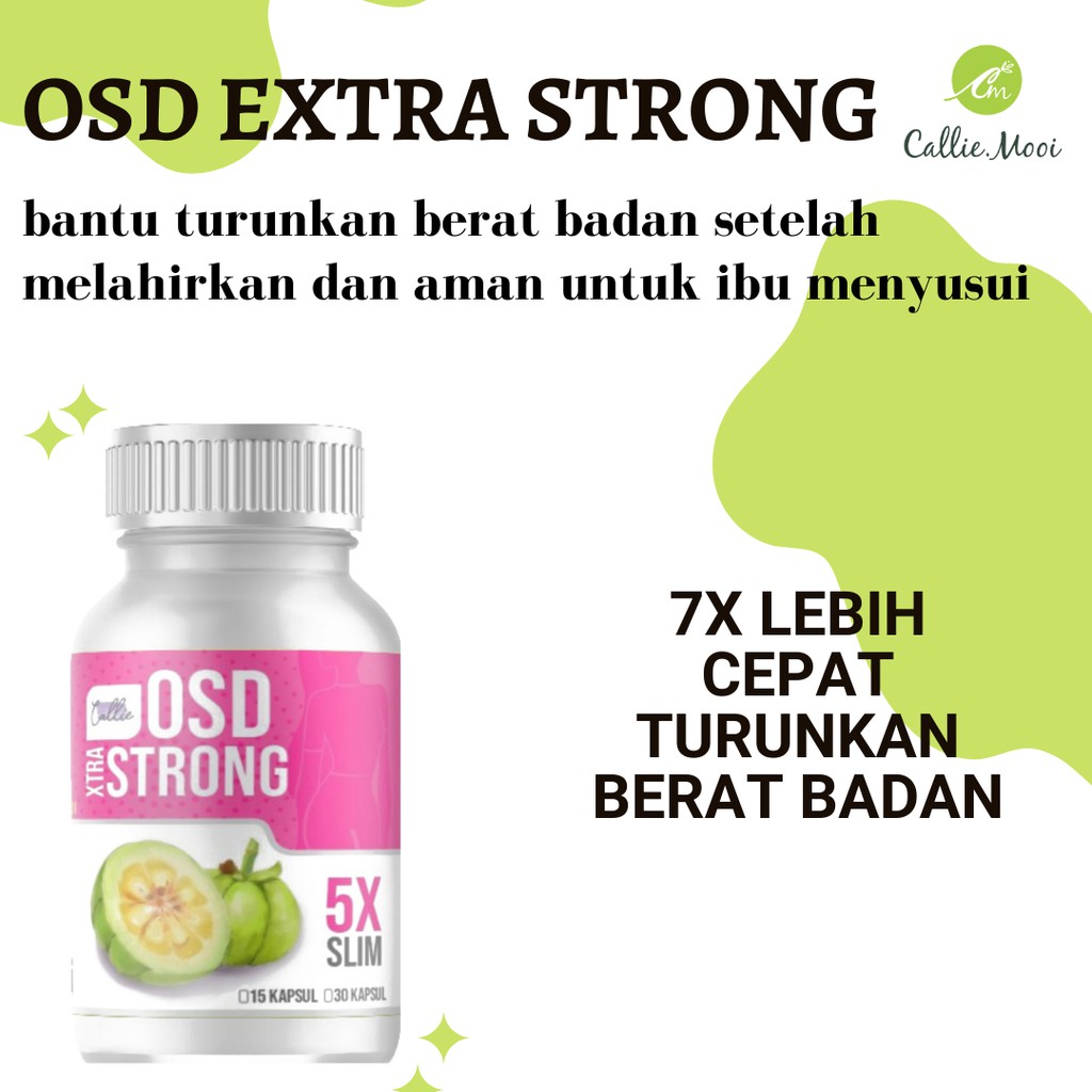 OBAT DIET OSD STRONG / NEW FORMULA / EXTRA STRONG JAMU HERBAL PELANGSING TURUNKAN BERAT BADAN AMAN U
