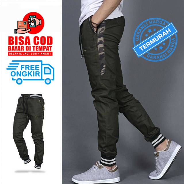 CELANA JOGER PRIA / JOGER PANTS PRIA - CELANA PRIA - CELANA JOGER JUMBO / CELANA JOGER BIG SIZE