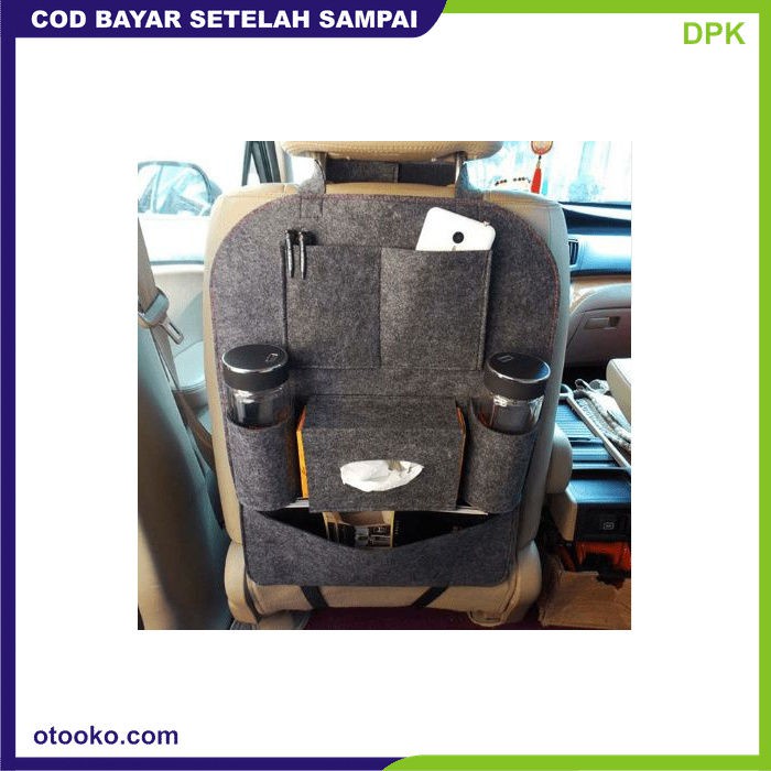 Car Seat Organizer Tas Mobil Multifungsi Belakang Jok Tissue HP Payung