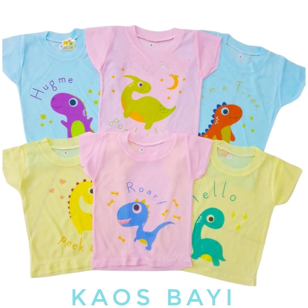 Kaos Bayi Motif Murah /Atasan Kaos Anak