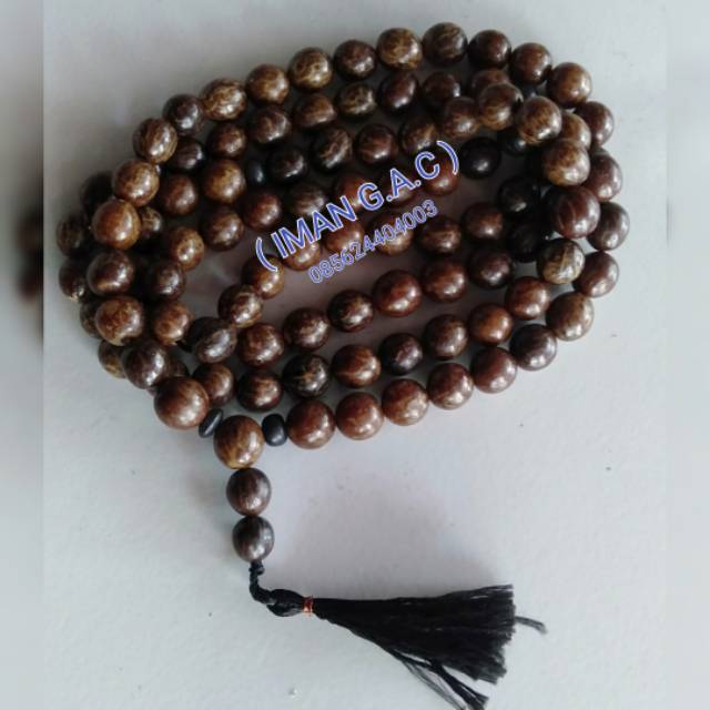 Tasbih biji gebang syekh kuro , tasbih 12mm