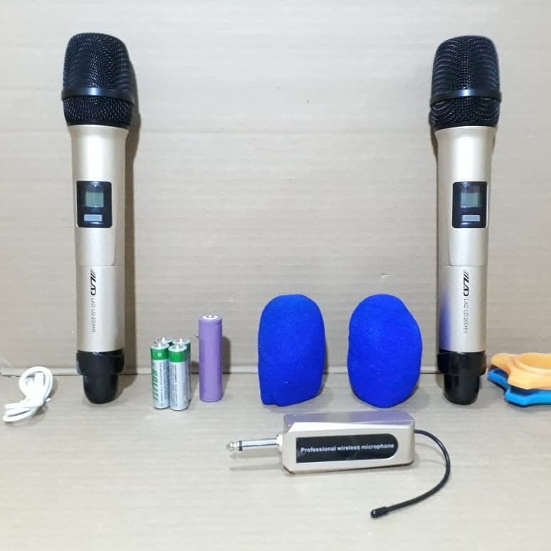 MIC WIRELESS HANDLE LAD LD 200HH PROFESIONAL UNIVERSAL MICROPHONE