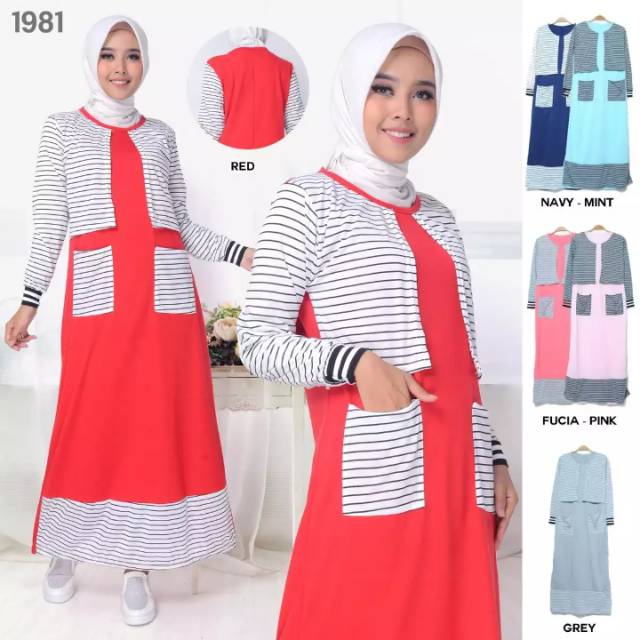 GAMIS ROMPI KOMBINASI SALUR