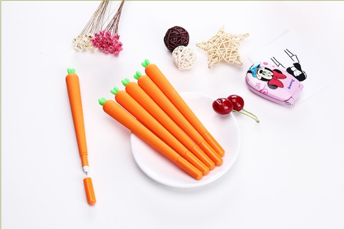 

Bolpen pen pulpen tulis sekolah unik lucu murah bentuk wortel KSY097