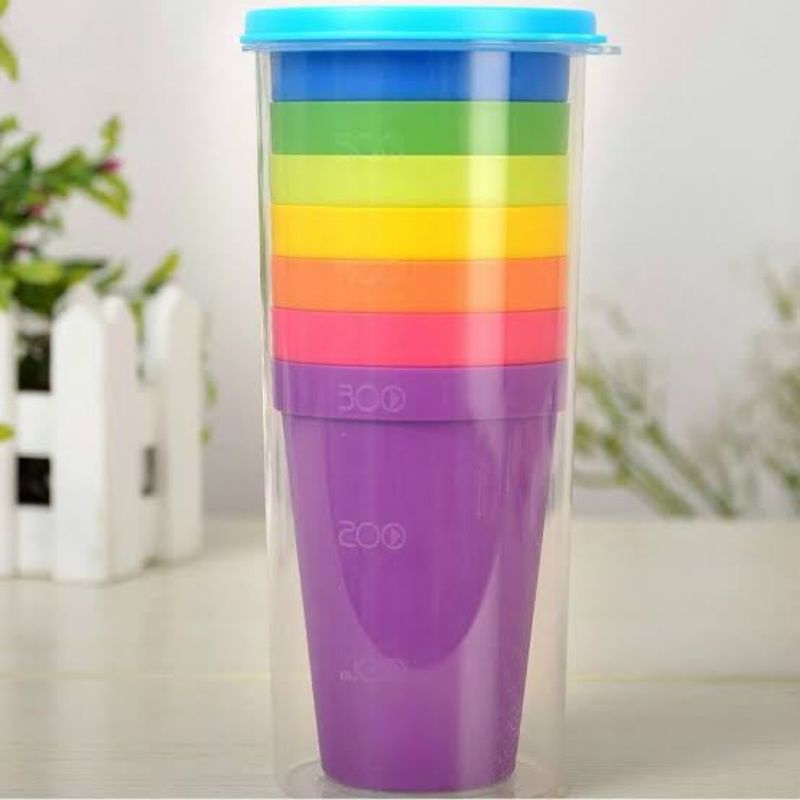 Gelas Plastik Gelas Set Cangkir Plastik Cangkir Set Gelas Plastik Set isi 6