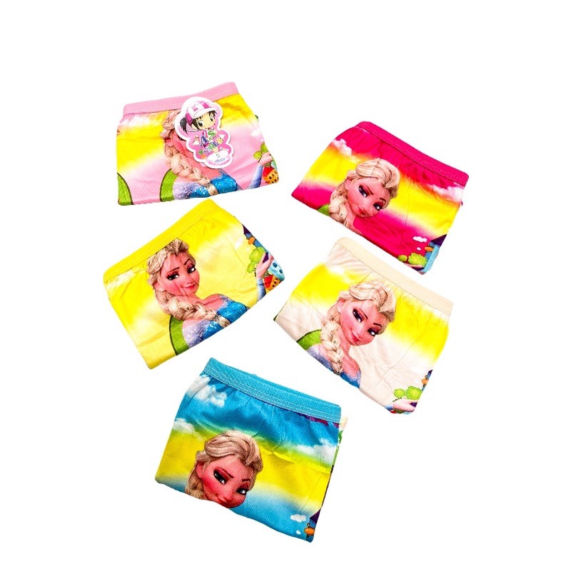 CD Celana Dalam Boxer Anak Perempuan 1-5 Tahun Bahan Katun / Bokser Anak Celana Dalam Bayi Frozen