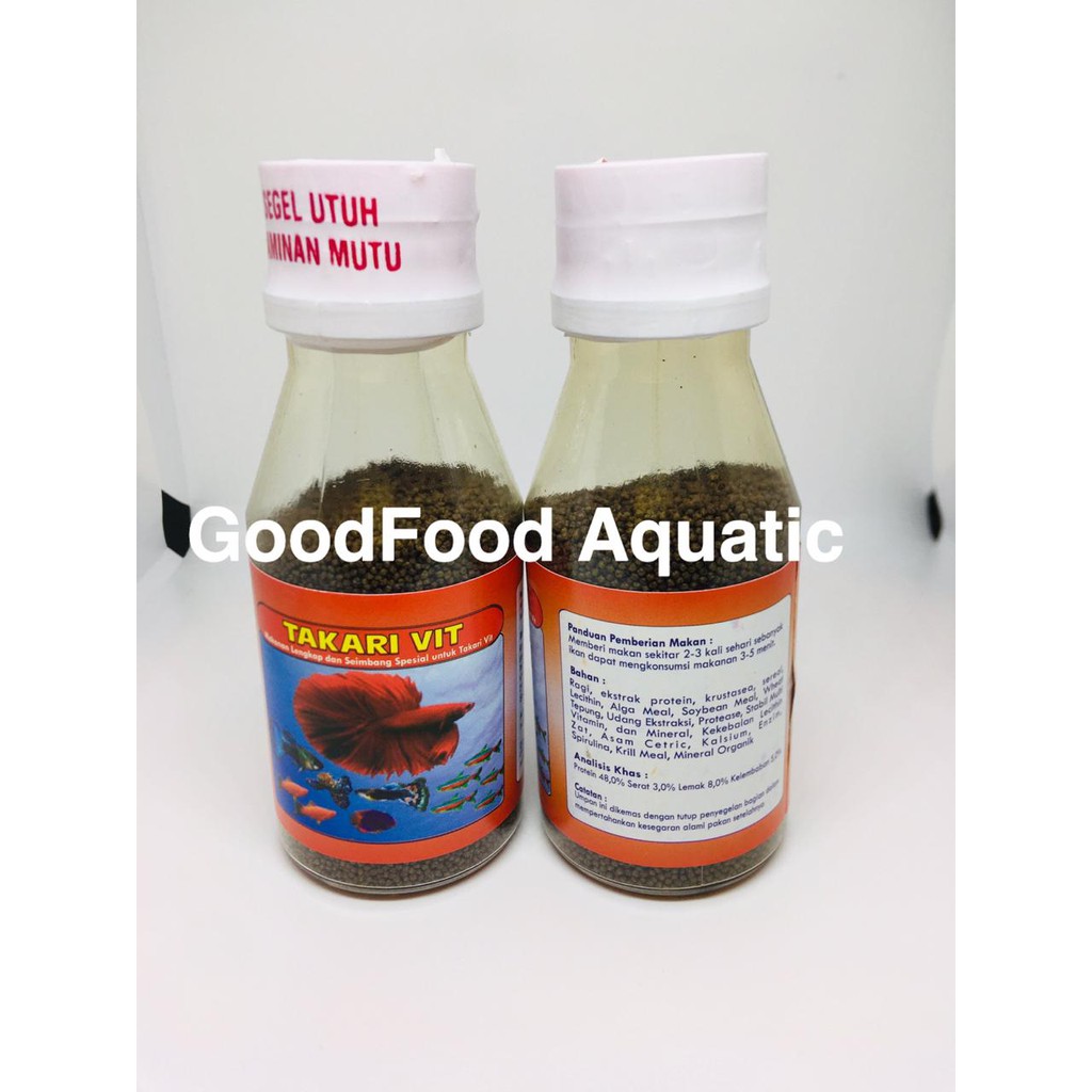 TAKARI VIT MAKANAN IKAN KECIL CUPANG GUPPY NEON FISH FOOD