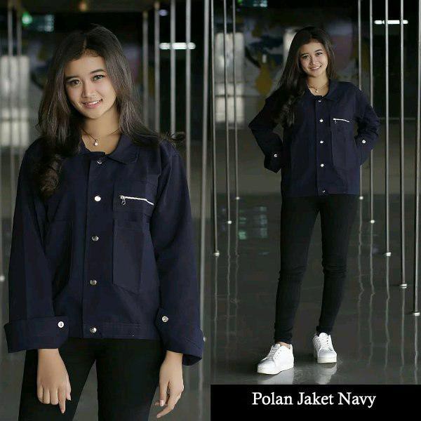 Nara.Grosir - Pocket ZippyJaket Wanita