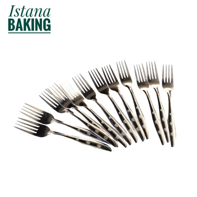 [Istana Baking] 12pcs Sendok Garpu Stainless