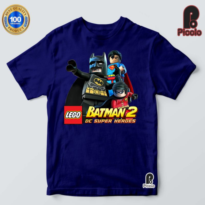 baju kaos anak lego karakter batmen bahan premium