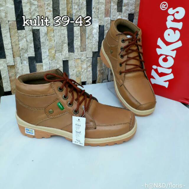 Sepatu kickers kulit #3