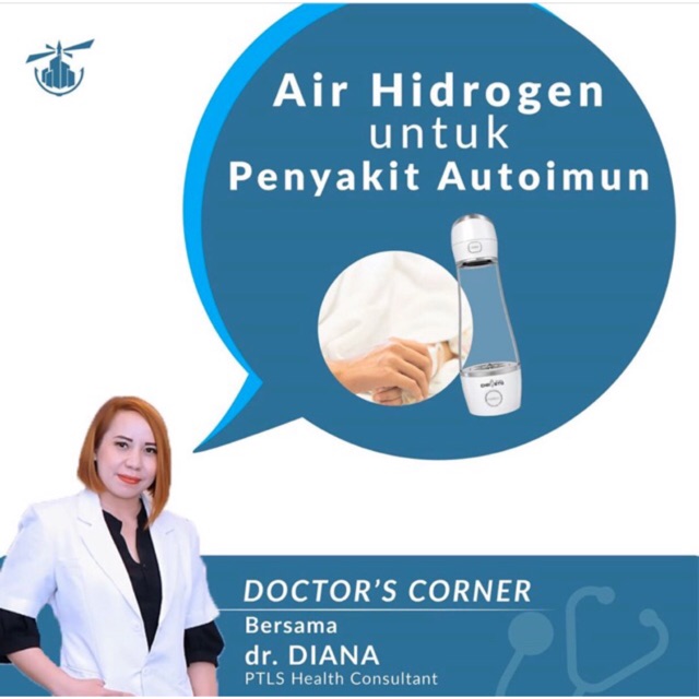 Botol air Hydrogen dan air Sehat Alkalin