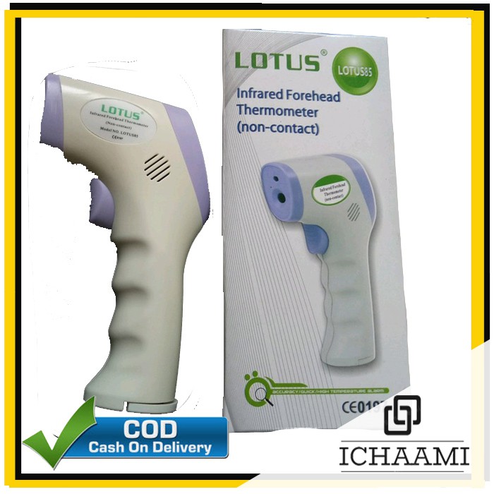 Lotus Thermometer Non Kontak Infrared Termometer Digital Pengukur Suhu