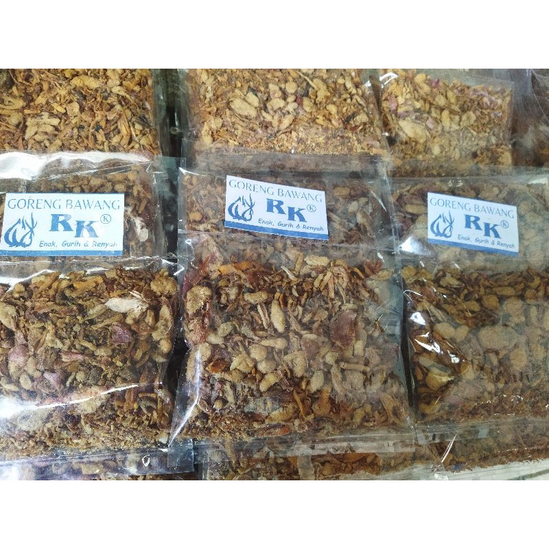 

bawang merah goreng siap saji 8gram/bon cabe/bumbu seblak/cilung /bawang goreng putih