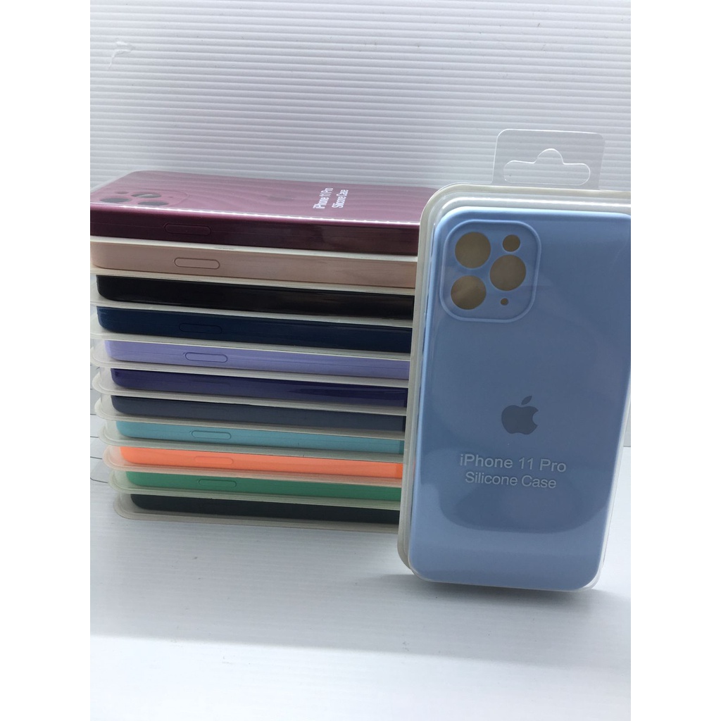 Clear Tpu case iphone 6 / XS MAX / 11 pro / case macaron / silikon / LOGO IPHONE / 7 / 8 /  7plus / 8plus / 11 pro max / 6plus BAHAN TEBAL