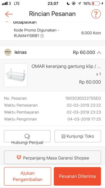 Keranjangomar Keranjang Gantung Klip / Keranjang Gantung Besi