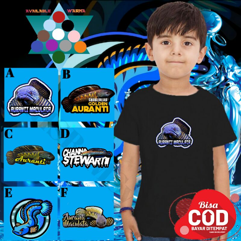 Baju kaos Anak Distro CHANNA AURANTI/Kaos Oblong Lengan Pendek Murah/Fashion anak Laki Laki Perempua