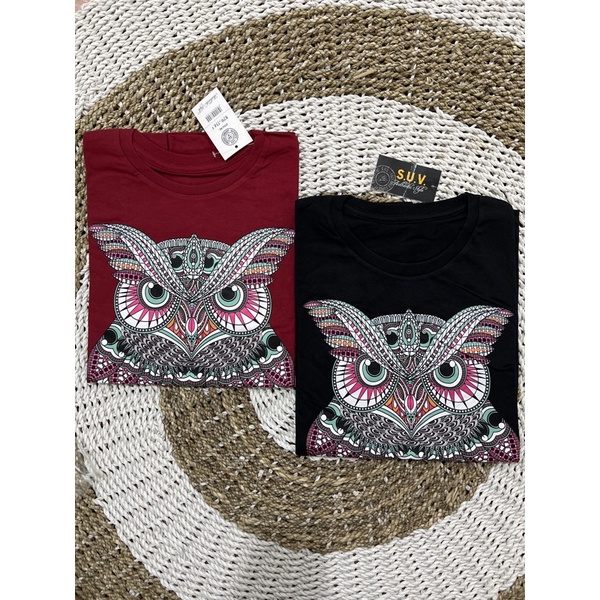 kaos owl batik