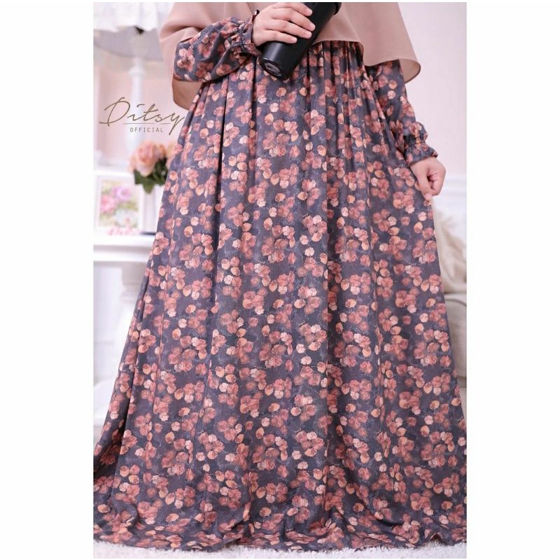 AUTUMN CHARCOAL NIGHTGOWN by Ditsy.Official (BOOKED)