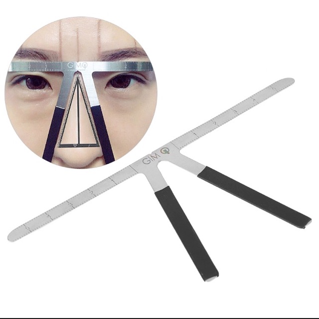 Penggaris Cetakan / sulam alis tatto Alis Eyebrow Balance Ruler Measure Shaping Tool