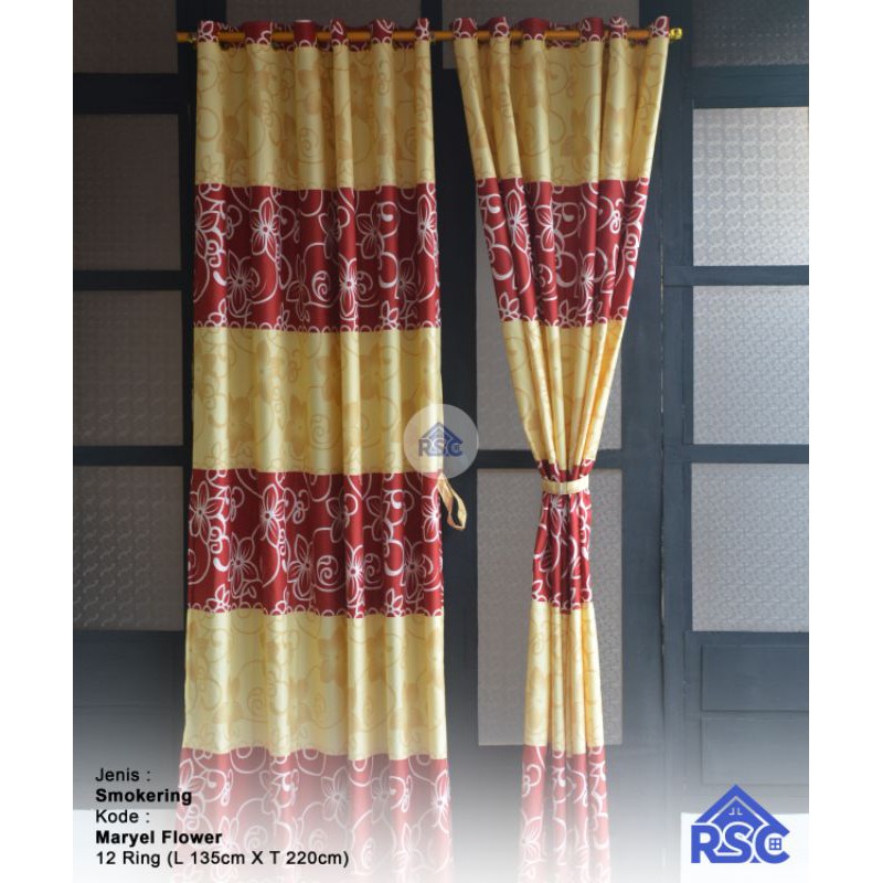 Grosir gorden pintu homemade jawa timur,Gorden jendela motif elegan,motif mewah gold