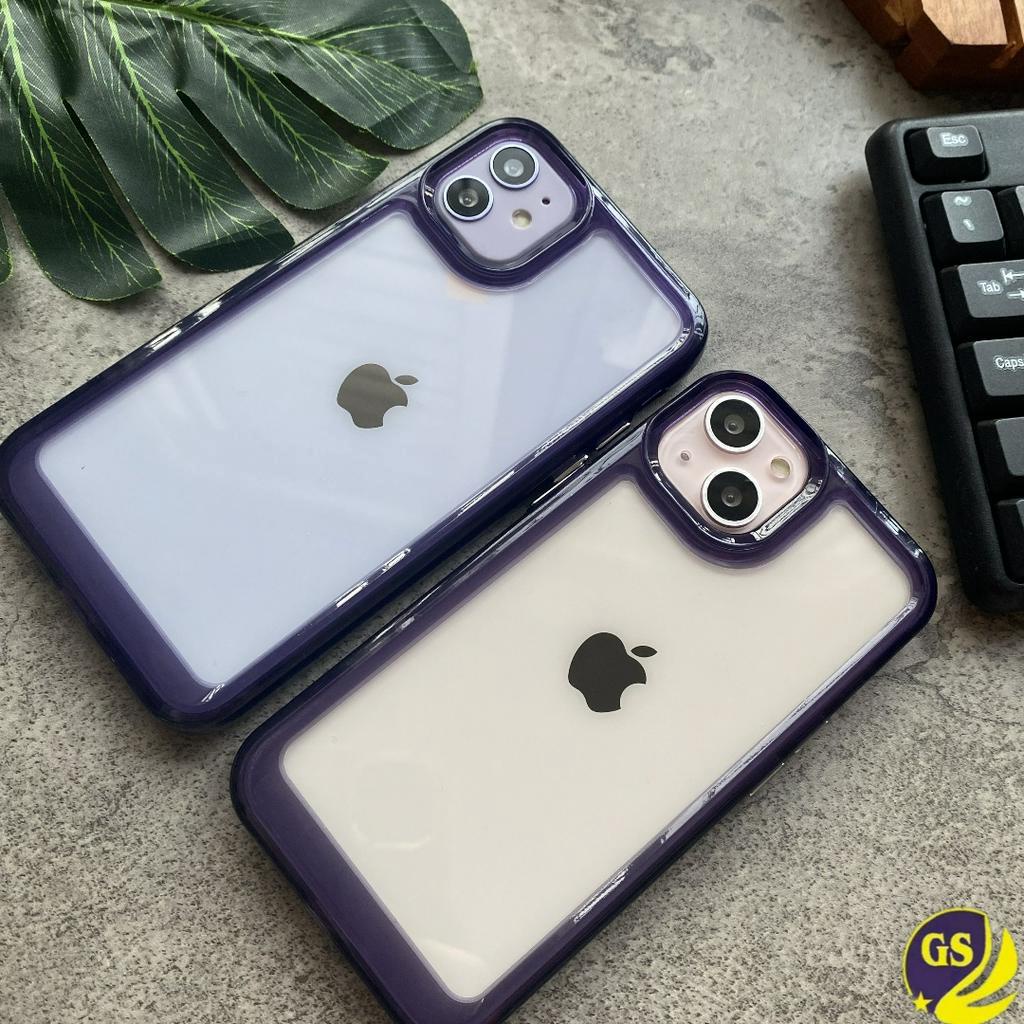 NEW !! ( 2ND GEN ) DEEP PURPLE Case ARMOUR Space Military Drop iPhone Case High Quality Premium Acrylic Casing Clear Bahan Akrilik Space Iphone 6 6s 6g 7 8 7 + 8 + Plus iPHone X XS XR XS MAX iPHone 11 12 13 14 PRO MAX 14 PLUS