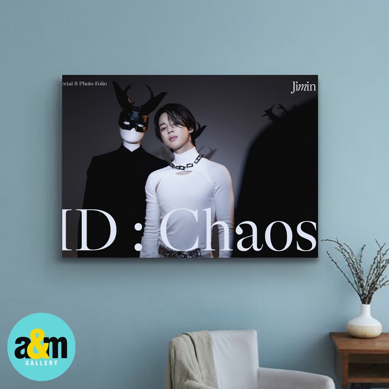 Poster Kayu JIMIN BTS CHAOS VERSION I Hiasan Dinding Dekorasi Kamar I Poster Kayu K-POP Dekorasi Kamar - A&amp;M